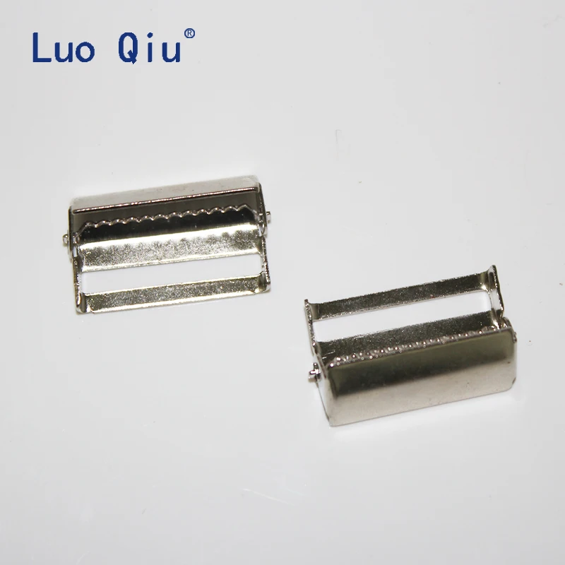 حمالة حزام حزام الابازيم للرجال الحمالات كليب حزام اكسسوارات المعادن ضبط مشبك تنظيم المشبك 25 مللي متر 100 قطعة/الوحدة #4