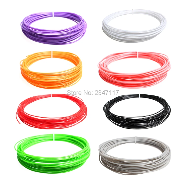 Free Ship 50g 3D printer consumables, PLA metal extrusion wire, ABS1.75 wire rod, 3mm nozzle, extrusion elastic nylon material