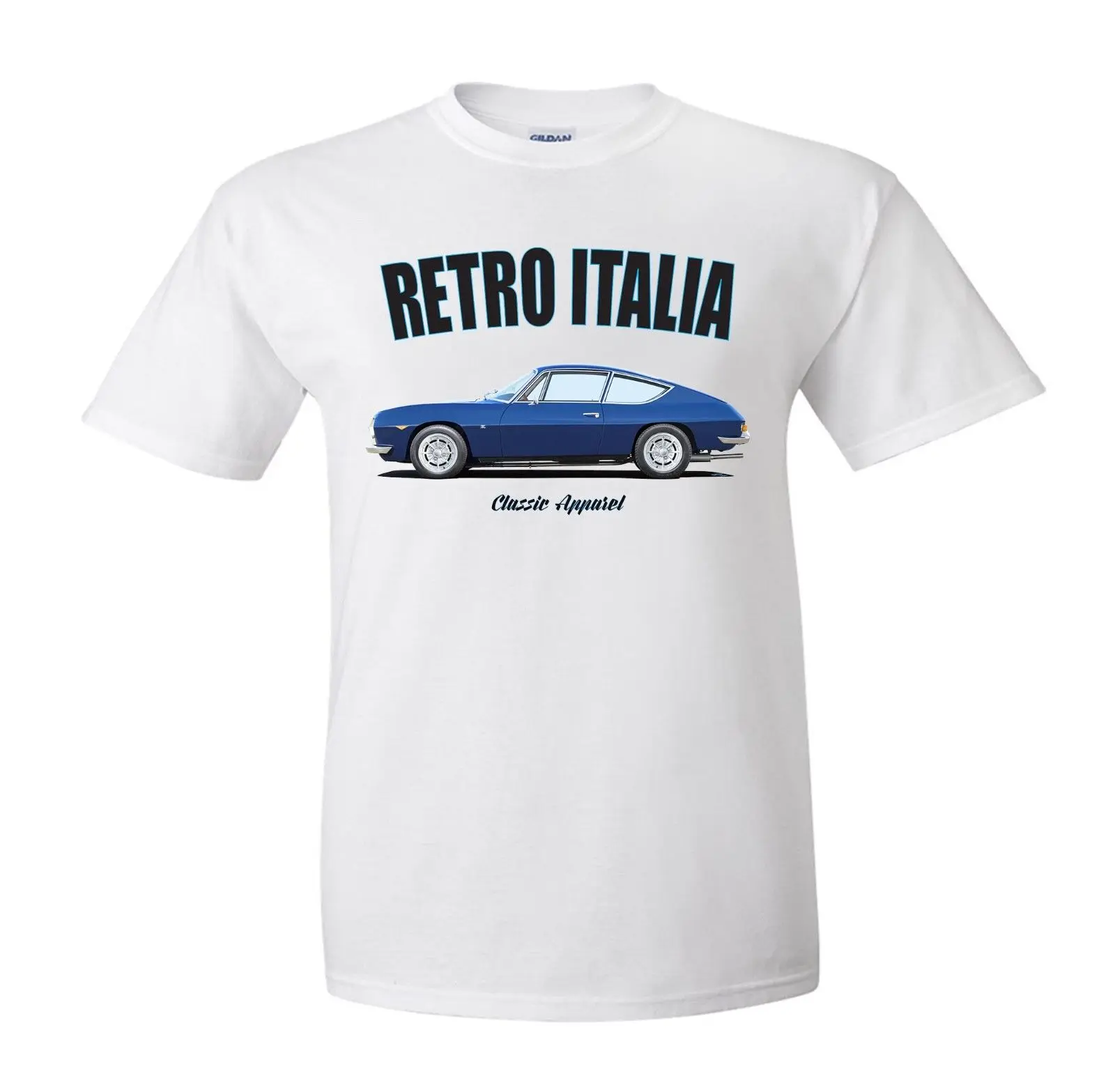 2018 Fashion Cotton  Italian Classic Car Fans Fulvia Zagato T-Shirt. Retro Italia. Classic Car. Italian. Graphic Shirts