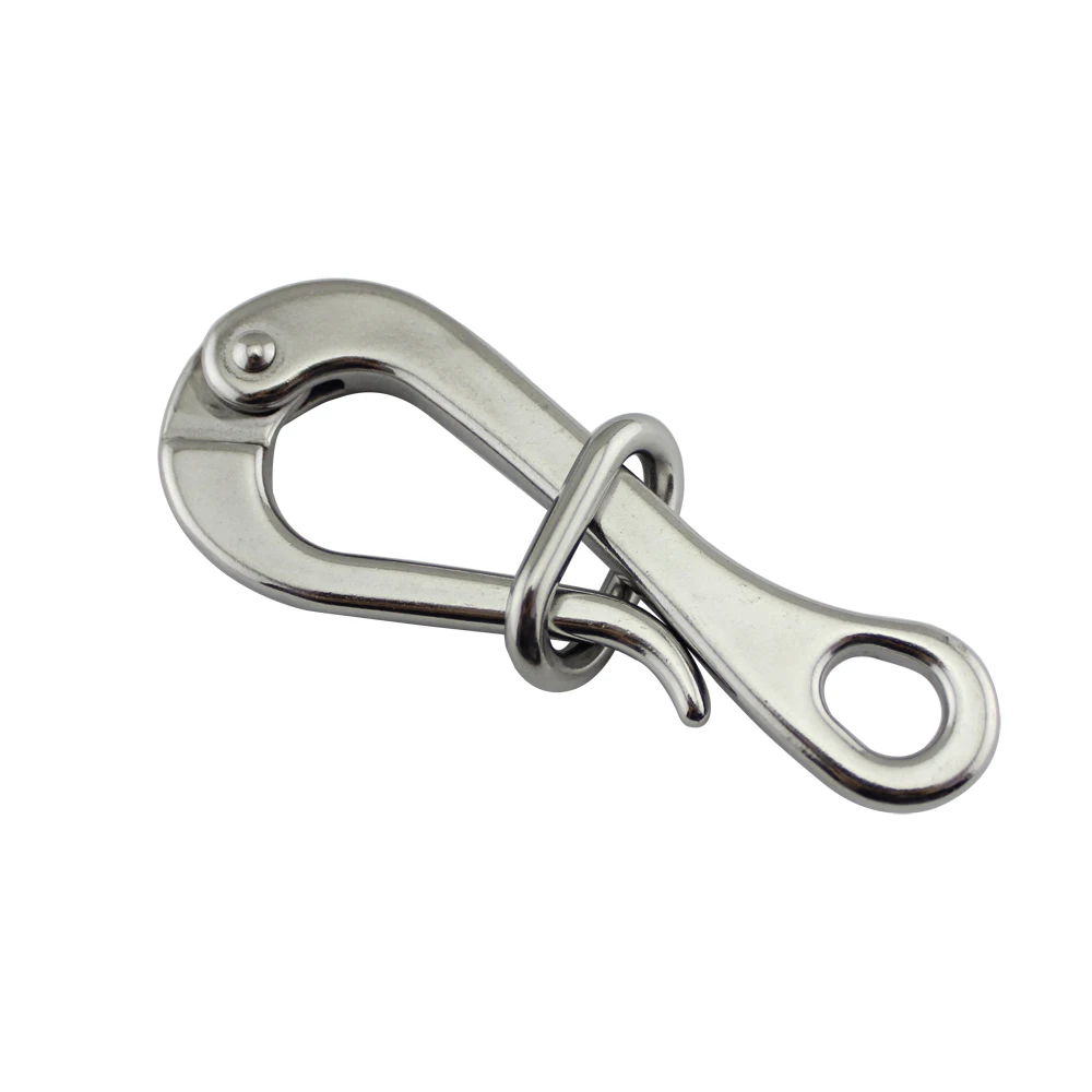 

5pcs 100mm Pelican Hook & Eye with Quick Release Link Stainless Steel 316 Marine Boat