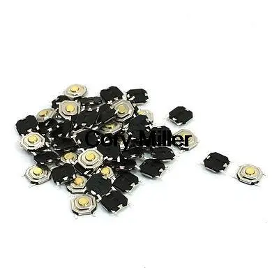 50pcs 5 x 5 x 1.5mm 4 Pins Momentary SMD SMT Tactile Tact Switch AC250V 3A