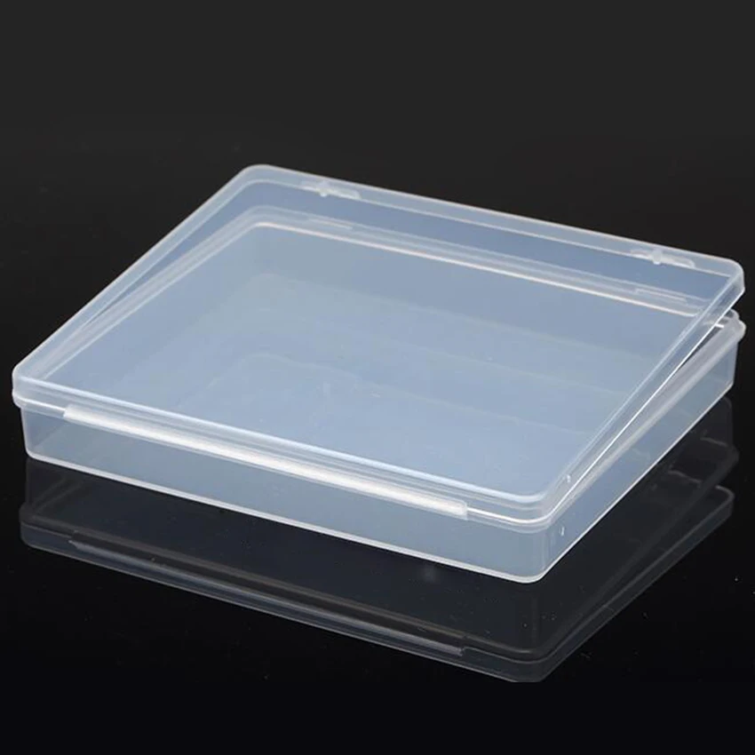 Transparent Plastic Box Storage Collections Product Packaging Box Dressing Case Mini Case Out Size 11.8*9.8*2cm