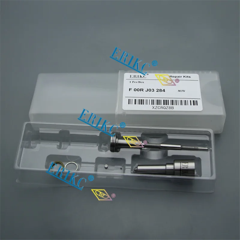 

ERIKC F00RJ03284 Repair kits CR injetor F 00R J03 284 Overhaul Kit Nozzle DSLA136P804 Valve F00RJ00005 for 0445120002 0986435501