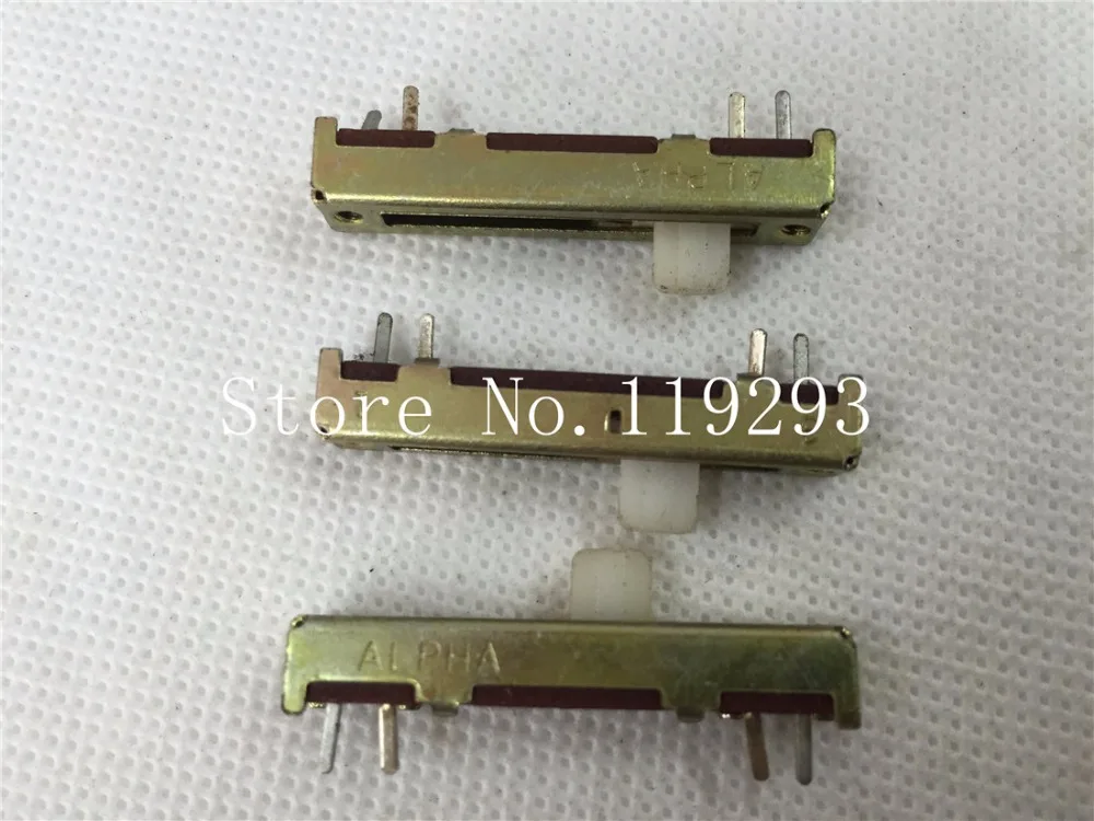 

[BELLA]Taiwan ALPHA 3.5 cm Single Slide fader potentiometer B5K--10PCS/LOT