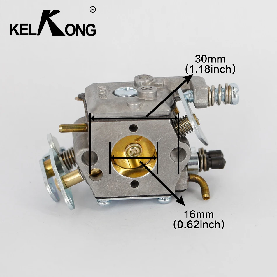 KELKONG AUTO New Carburetor Carb For Poulan Sears Craftsman Chainsaw For Walbro WT-89 891 Silver