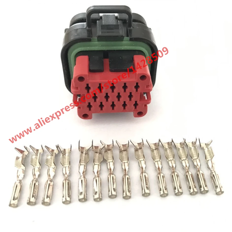 1 Set ECU High Quality 14 Pin Tyco AMP Female Waterproof Automotive Connector Plug 776273-1 With Terminals 770520-1