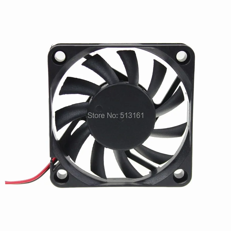 2 cái Gdstime DC 12 v 2 Pin 60x60x10 mét 6 cm 60 mét PC Máy Tính bóng Mang Quạt Làm Mát