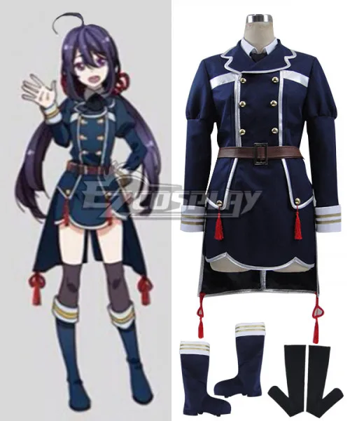 

Touken Ranbu Namazuo Toushirou Female Navy Cosplay Costume E001