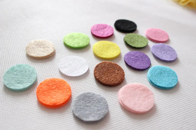 DIY 2.5CM Felt circle Round fabric pads accessory, fabric flower accessories for hair flower 1000PCS