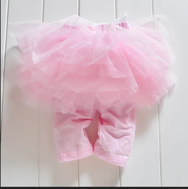 Children Girl Tutu Skirt Culottes Leggings Girl Gauze Pants Party Skirts With Bow Dance Clothing Children Skirt Pant For Girls