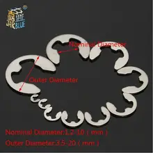 Stainless Steel E Clips for Shaft Fastening #6