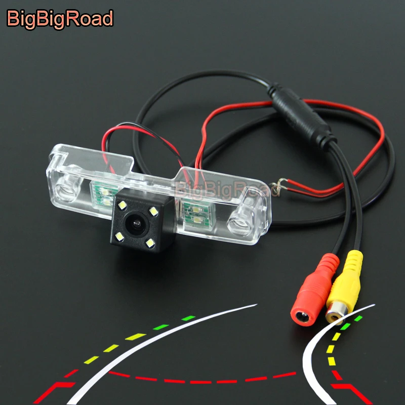 BigBigRoad Car Intelligent Parking Tracks Camera FOR Subaru Forester SG / SH 2003~2013 / Car Back up Reverse Rear View Camera