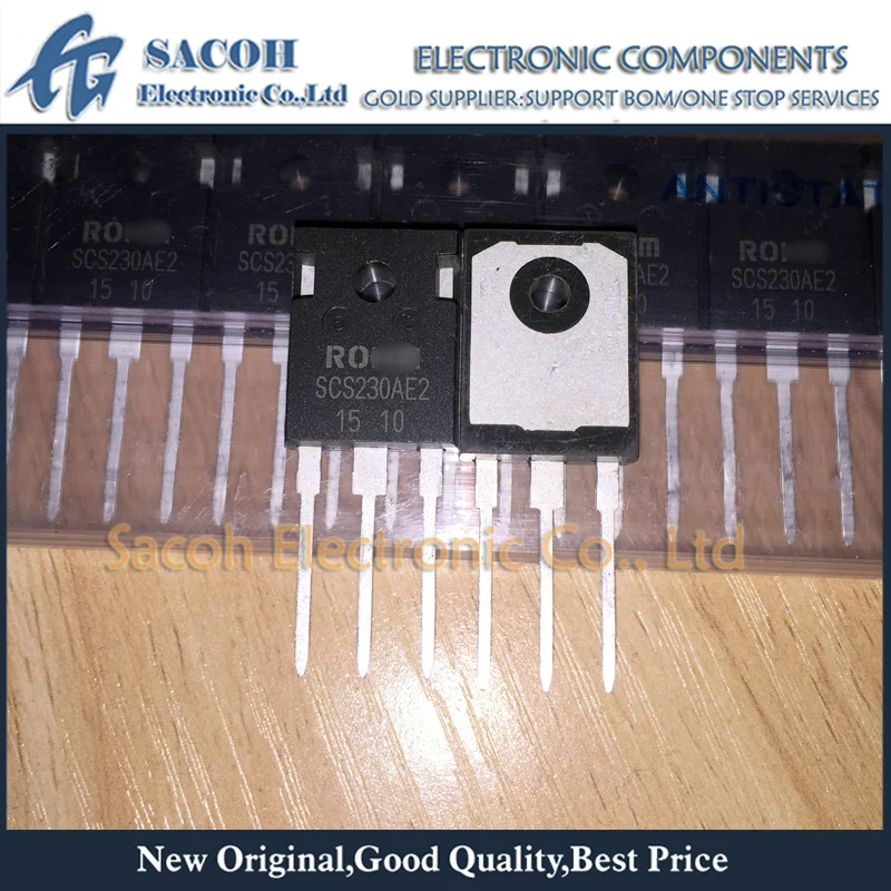 

Refurbished Original 5Pcs/Lot SCS230AE2 SCS230AE2C OR SCS230KE2 SCS230KE2C SCS230 TO-247 30A 600V Silicon Schottky Barrier Diode