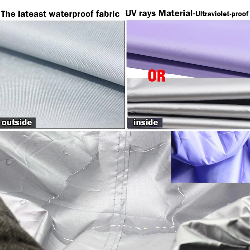 Buildreamen2 Car Cover Waterproof Sun Rain Snow Frost Preventing Scratch Anti UV Protector Cover For Citroen C-Elysee Hatchback