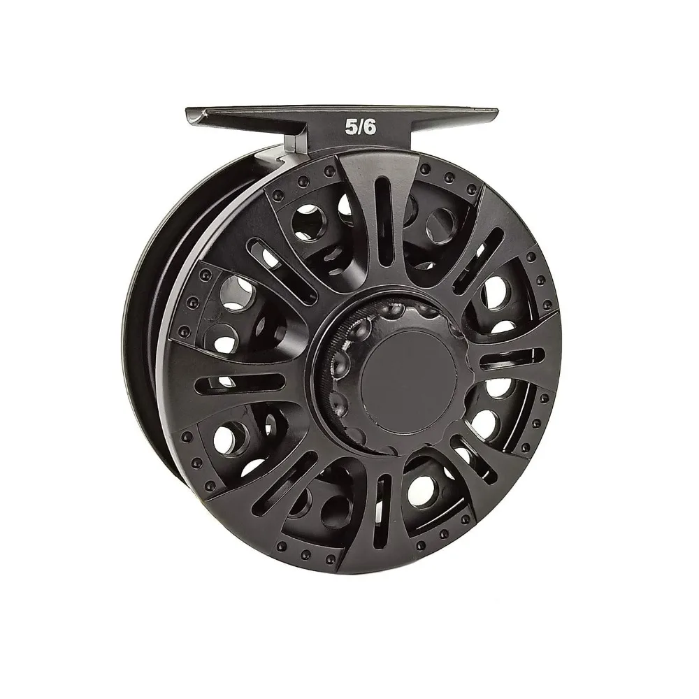 Aventik Z Fly Reel Center Drag System Classic III Graphite Large Arbor Sizes 3/4, 5/6, 7/8 Fly Fishing Reels