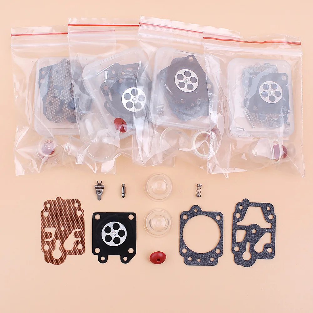 Kit de carburador para desbrozadora, 43CC, 52CC, 40-5, 44F-5, 34F, 36F, 139F, Mitsubishi TL33, TL43, TL52, CG260, CG330, CG430, CG520, 5 unidades