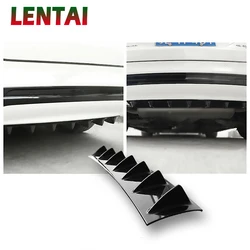 LENTAI 1PC Car Rear Bumper Modified Spoiler Shark Fin Styling For BMW G30 E60 E36 E46 E90 E30 F30 F20 X5 E53 E70 E87 E34 M Sport