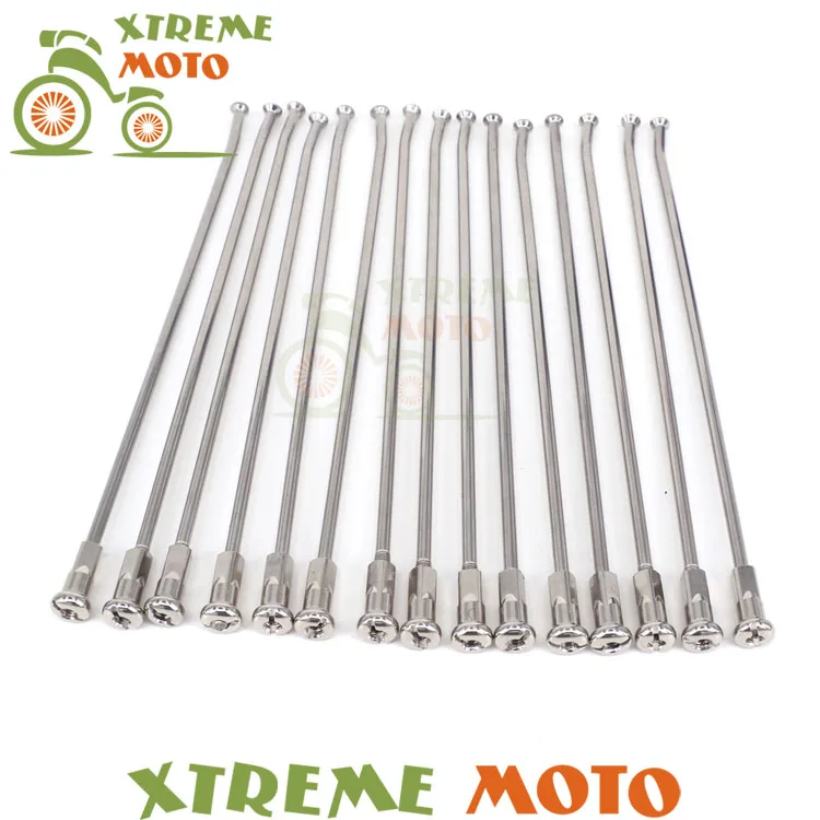 

Stainless Steel 19" Rear Wheel Spokes Nipples For KTM EXC EXCF XC XCF XCW XCFW SX SXF MX MXC SMR 125 250 300 350 400 450 500