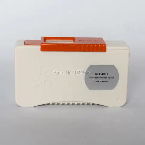 CLE-Box Fiber Optic Connector Cleaner Cassette, High Quality, 500 + Times, SC, FC, MU, LC, ST