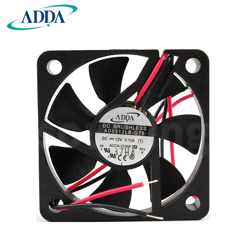 

NEW ADDA AD0512LB-G70 5010 12V 0.10A silence double ball bearing cooling fan