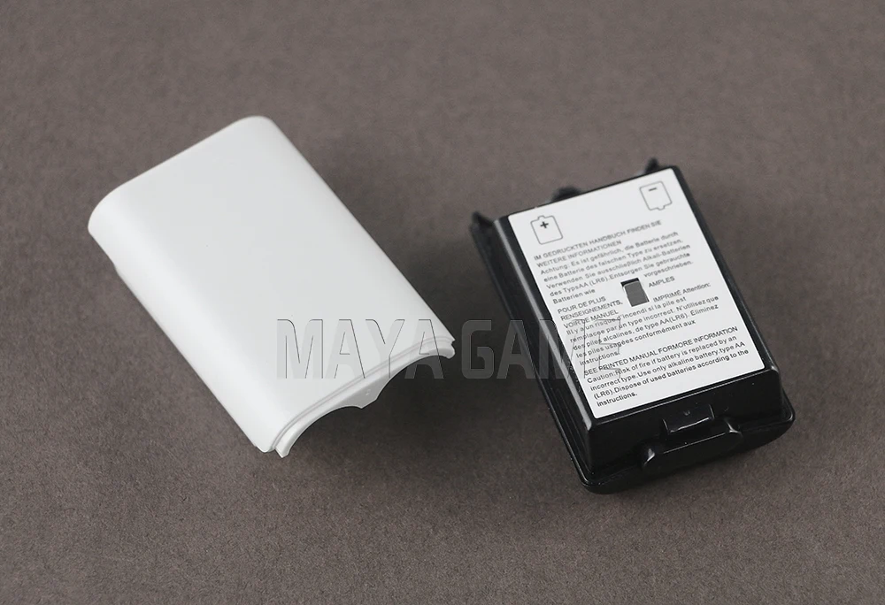 OCGAME 20ชิ้น/ล็อตสีดำสีขาวแบตเตอรี่AAฝาหลังกรณีสำหรับXbox360 Xbox Wireless 360 Wireless Controller