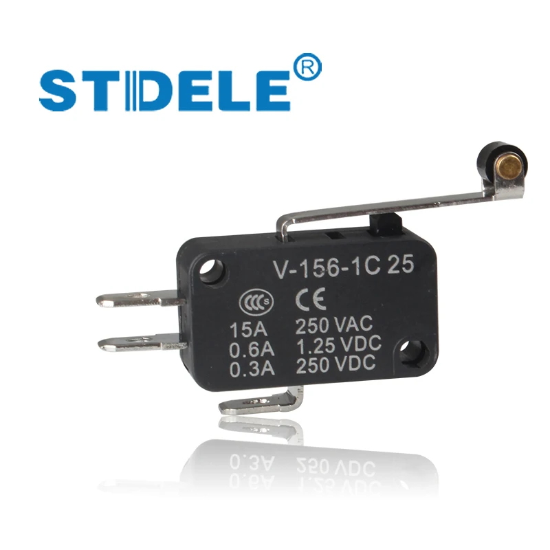 5 PZ Microinterruttore STDELE V-15.V-151.V-152.V-153.V-154.V-155.V-156.-1C 25 finecorsa interruttore di contatto d'argento