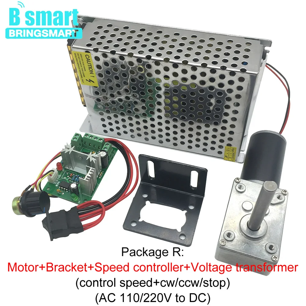 5840-31ZY DC 24V PMDC Worm Geared Motors High Torque 12V Volt DC Motor Reversed Reduction Motor Self-lock Extension Shaft Motor