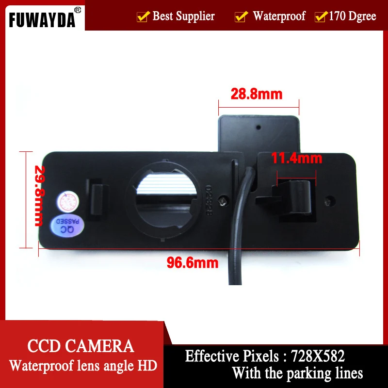 FUWAYDA 4.3 "Monitor di parcheggio specchietto retrovisore per auto + telecamera di retromarcia per auto speciale per Toyota HARRIER/ALTEZZA/PICNIC/ECHO VERSO/CAMRY