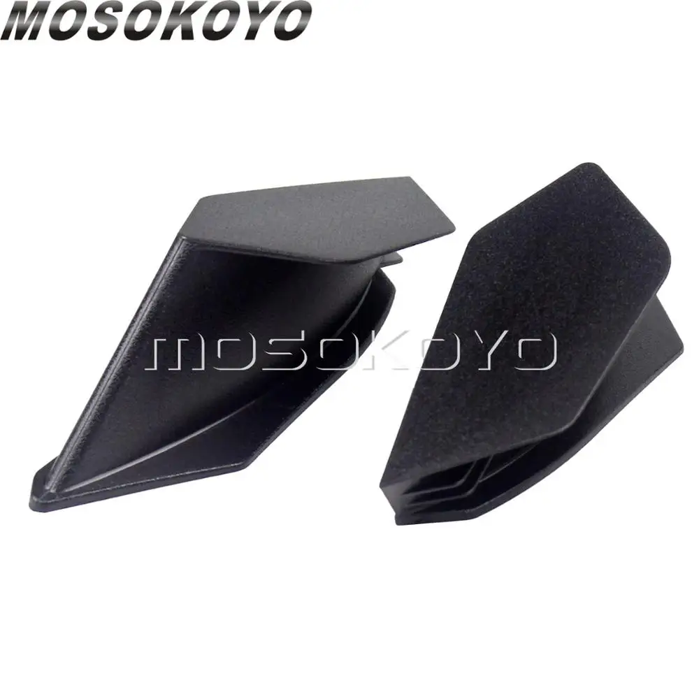 2x Aerodynamic Wing Kit Universal Fixed Winglet Fairing Wing for Yamaha YZF R1 R6 R3 R25 BMW S1000RR 50 125 Superbike Scooter