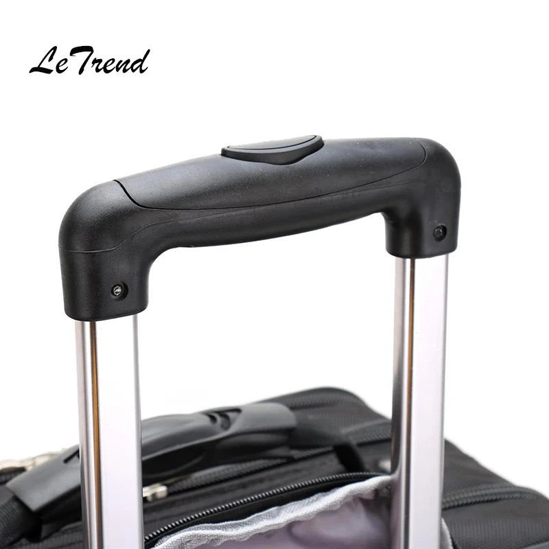 Letrend Multifunction Men Business Rolling Luggage Casters Suitcases Wheels 16 inch Oxford Cabin laptop Travel Bag Trolley