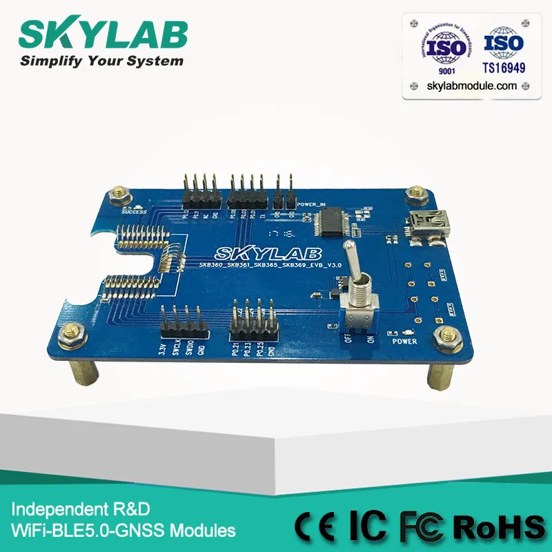 

Skylab Bluetooth ble Low Energy 4.0/4.2/5.0 module nRF51822/nRF52832/nRF52840 DK developing kits