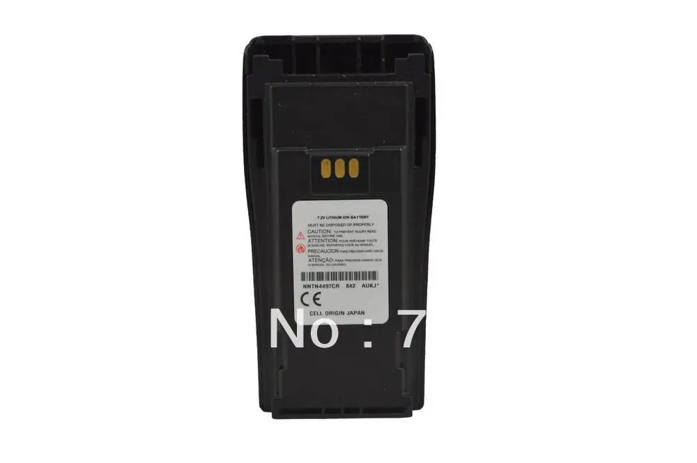 

Brand New Original NNTN4497CR 7.2V LITHIUM ION Battery 2250mAh for Motorola CP150/CP200/CP250/CP140/CP160 /CP180/PR400/EP450