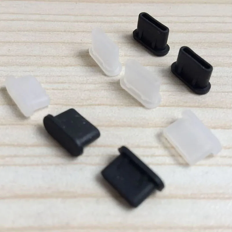 10 قطعة USB Type-C تهمة ميناء الغبار المكونات سيليكون USB نوع C كابل واجهة حامي لسامسونج هواوي Xiaomi الهاتف Dustplug