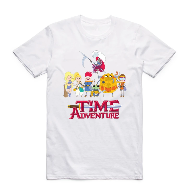 2019 S-4XL Men Woman Print Finn and Jake Adventure Time Sitcoms T-shirt Unisex Short sleeve O-Neck Summer Casual Fashion Tshirt