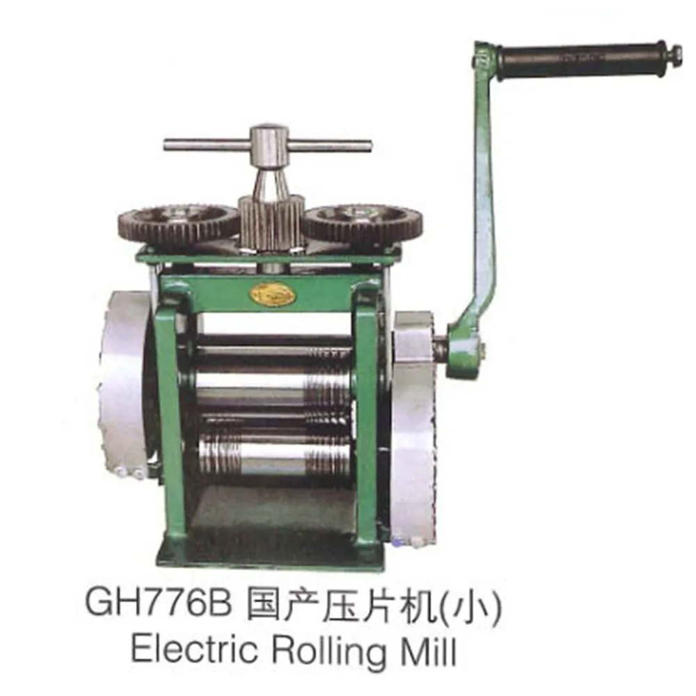 Mini Hand Operategold Rolling Mill jewelry rolling mill with Maximum opening