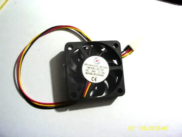 1 pcs Brushless DC Cooling Fan 24V 5010S 3 Wires 50mmx50mmx10mm