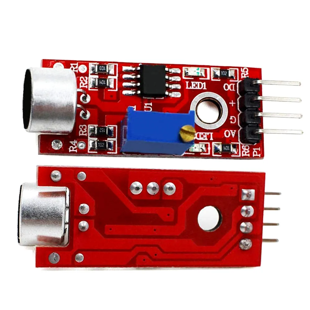 Sensor microfone avr pic módulo de detecção de som de alta sensibilidade para arduino