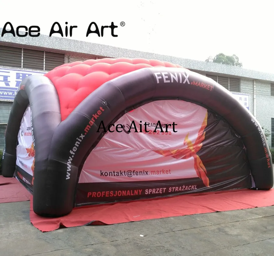 

7x7m Huge Inflatable Dome Tent with Removable Door for Exhibition or Advertising with Painting Wall