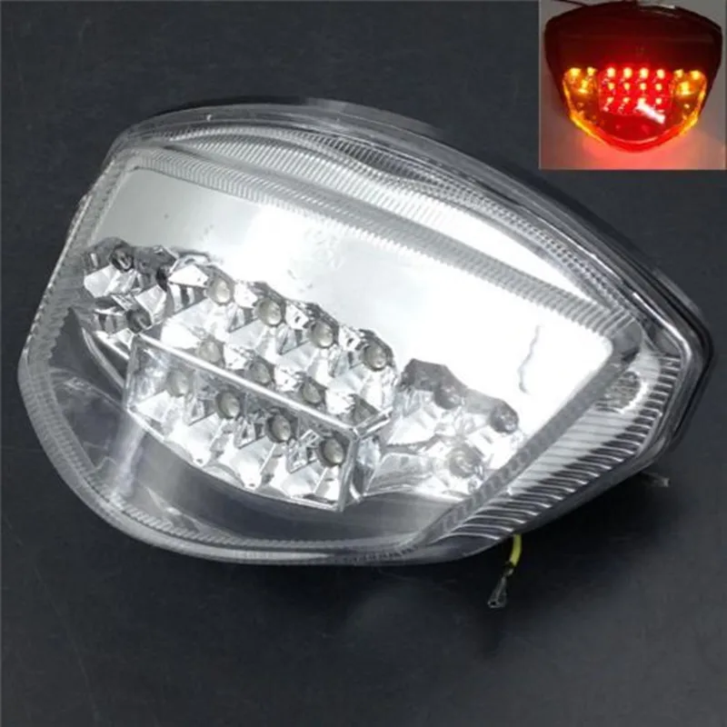 

Motorcycle LED Clear Lens Tail Brake Light Turn Signals For Suzuki GSX-R1000 GSX-R1000 2007-2008