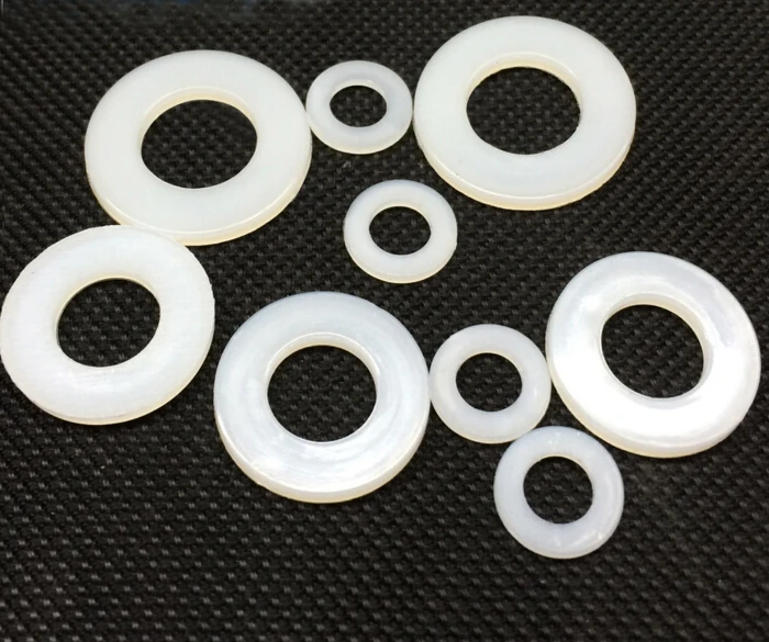 500pcs/lot  M3*6*1  M3 plastic nylon flat washer gasket