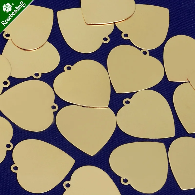 23mm Brass heart Stamping Blank Bar ,necklace bar blanks ,Name Plated,DIY Jewelry,Sold 20pcs/lot