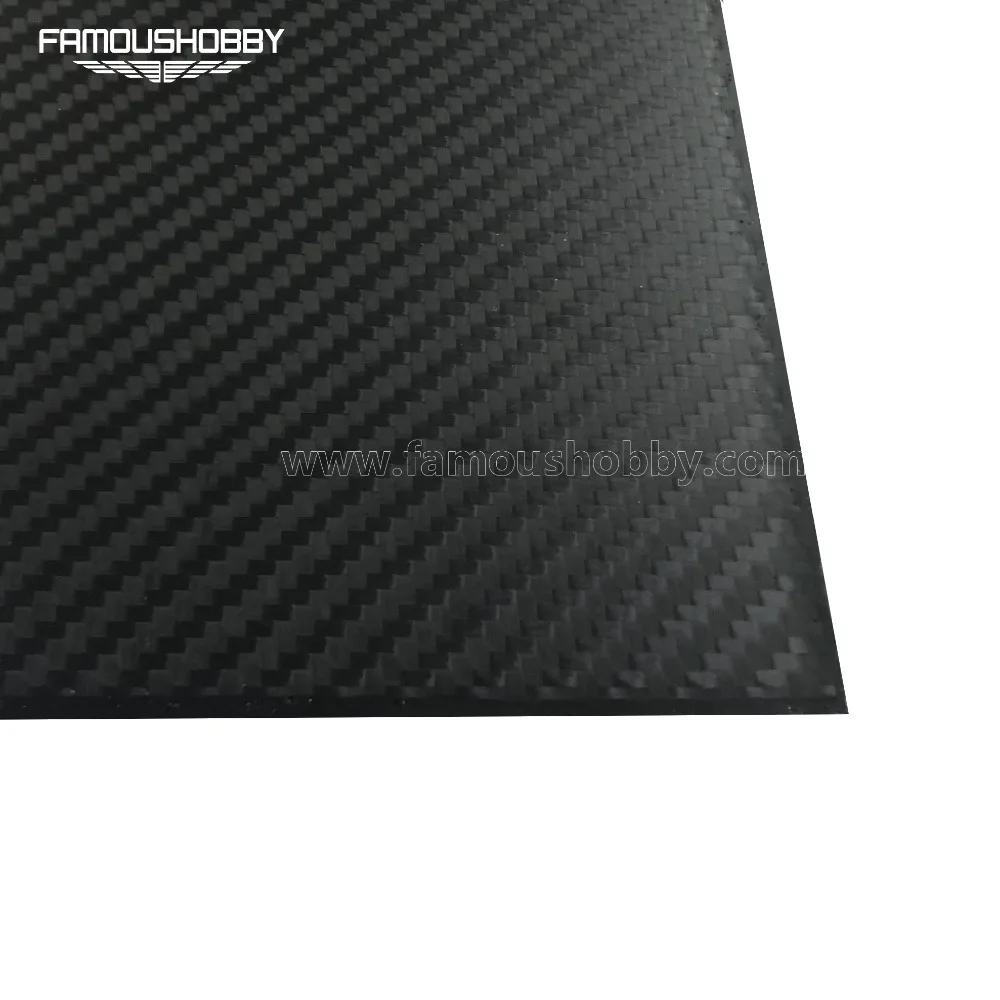 

Famoushobby Retail 2pcs 400x500x0.3mm Carbon Fiber Pure Plate/ Panel/ Sheet/ Board Composite 3K Surface