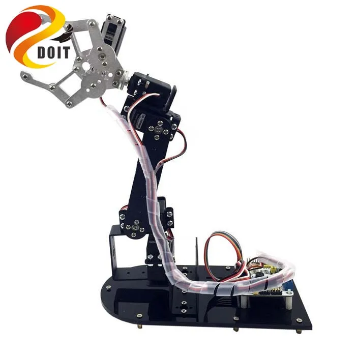 Original DOIT 5DOF Mechanical Arm Metal Structure Holder Kits w/ Metal Servo Horn for Robot Teaching Platform