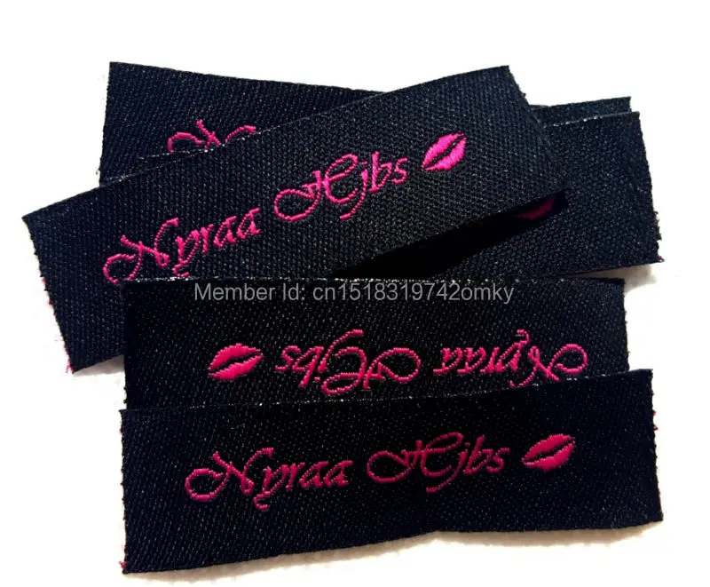 

Free shipping customize your logo and brand name/collar labels/mian tags/exquisite embroidered tags/high quality garment label