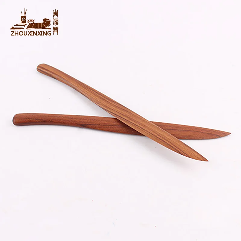 1 Pieces Rosewood paper knife Willow shape Artwork knife calligraphy room accessories Auxiliary supplies painting supplies