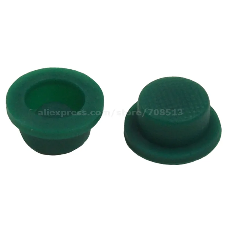 14mm(D) x 8mm(H) Silicone Tailcaps for LED Flashlight - 10 pcs