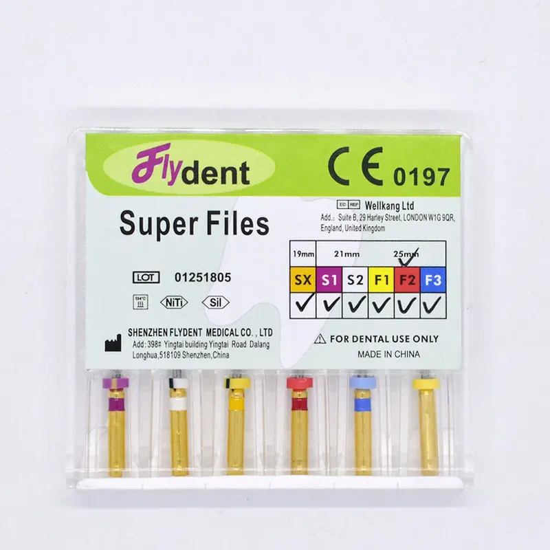Dental Files Parts Dental Rotary Super Files Needle Accessories Files Endodontic Files Use For Root Canal Cleaning