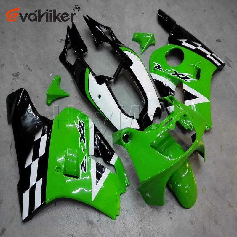 ABS Plastic fairing for ZXR400 1991 1992 1993 1994 1995 1996 white green ZXR 400 91 92 93 94 95 96 motorcycle panels