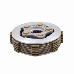 Motorcycle 5 Column Enhanced Clutch Parts Drum Hub Assembly With Widen Friction Pressure Plate For CG200 CG 200