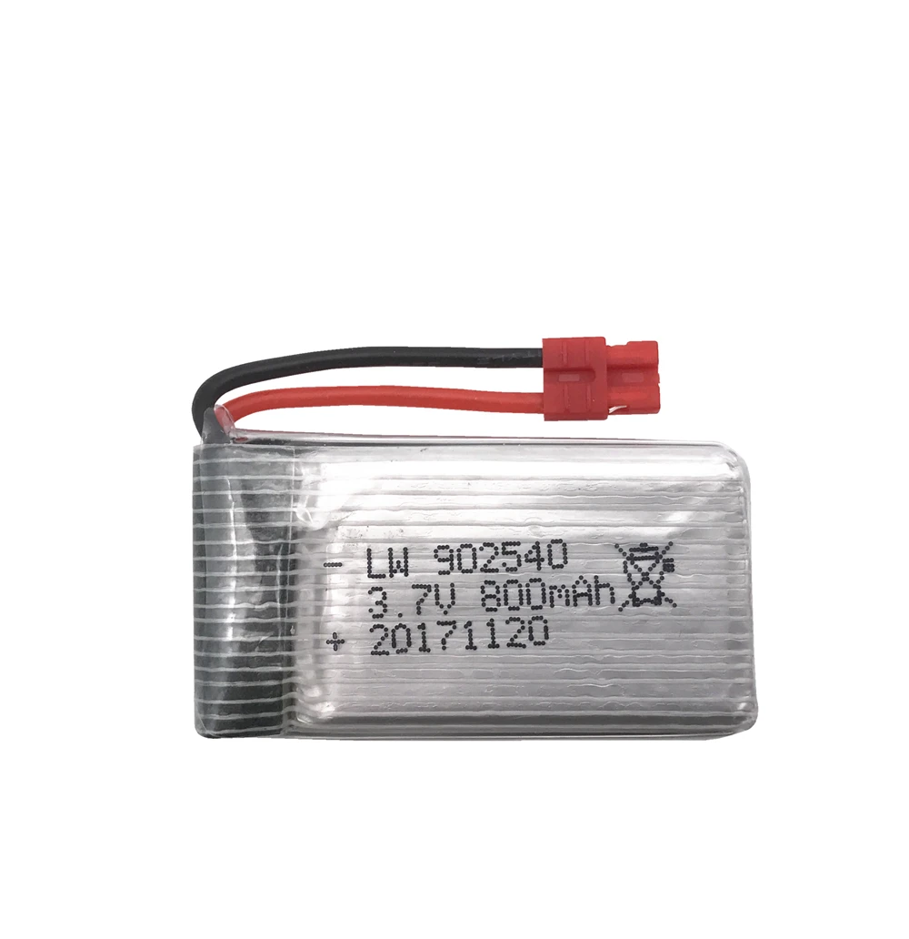 3.7V 800mAh 902540 Lipo Battery for Syma X5 X5HC X5HW  X5C X5SW MJX x400 X300C X800 RC Quadcopter Drone Spare Part 3.7v battery